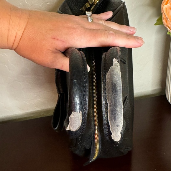 Vivienne Westwood Anglomania Vintage Handbag Black with Star Print Bow Handbag - Picture 3 of 11